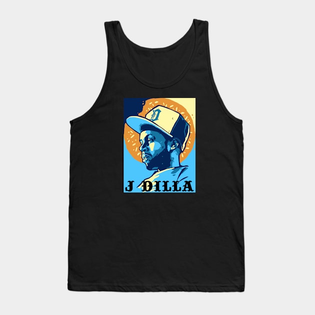 J Dilla Donuts Tank Top by Pittih